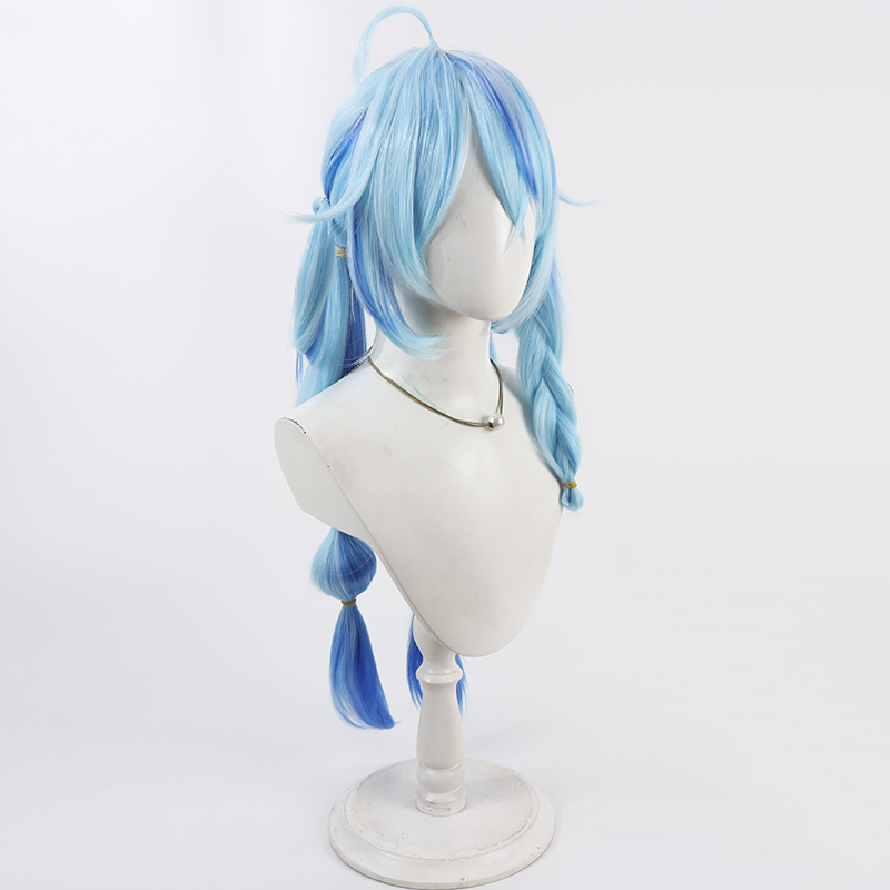 유키히나 라미 코스프레 가발 Vtuber 블루 롱 내열 - Synthetic Wigs 리뷰 및 가격