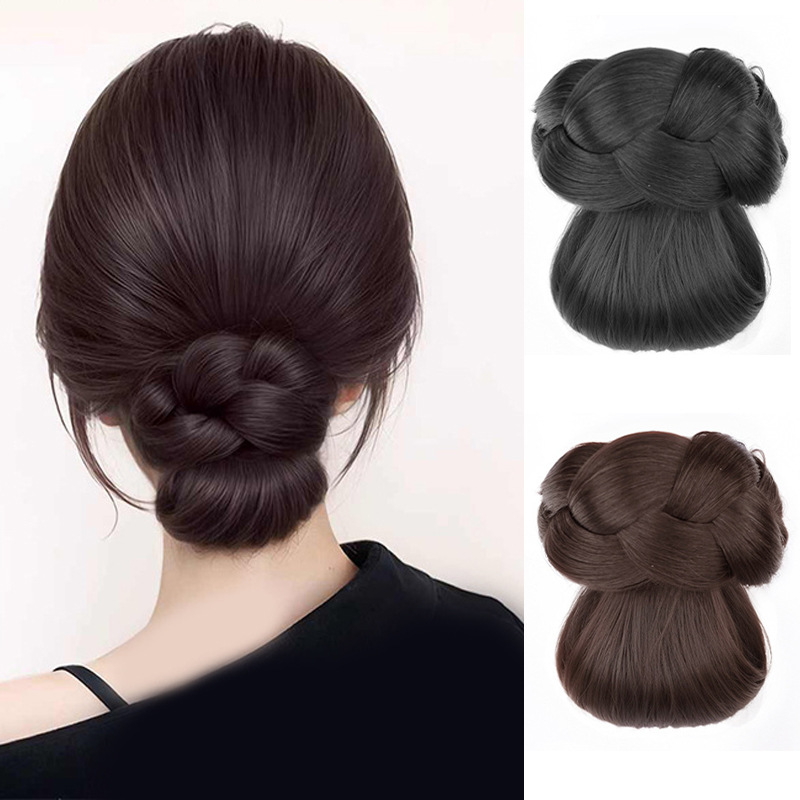 합성 헤어 액세서리 번 헤어스타일 클로 클립으로 엮은  - Claw Clip Messy Bun Hair Piece 리뷰 및 가격