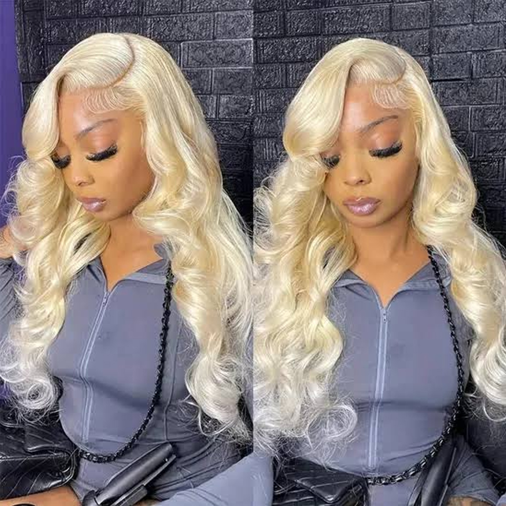 613 허니 블론드 컬러 13x6 투명 HD 레이스 프 - 613 Blonde Body Wave Lace Front Wig 리뷰 및 가격