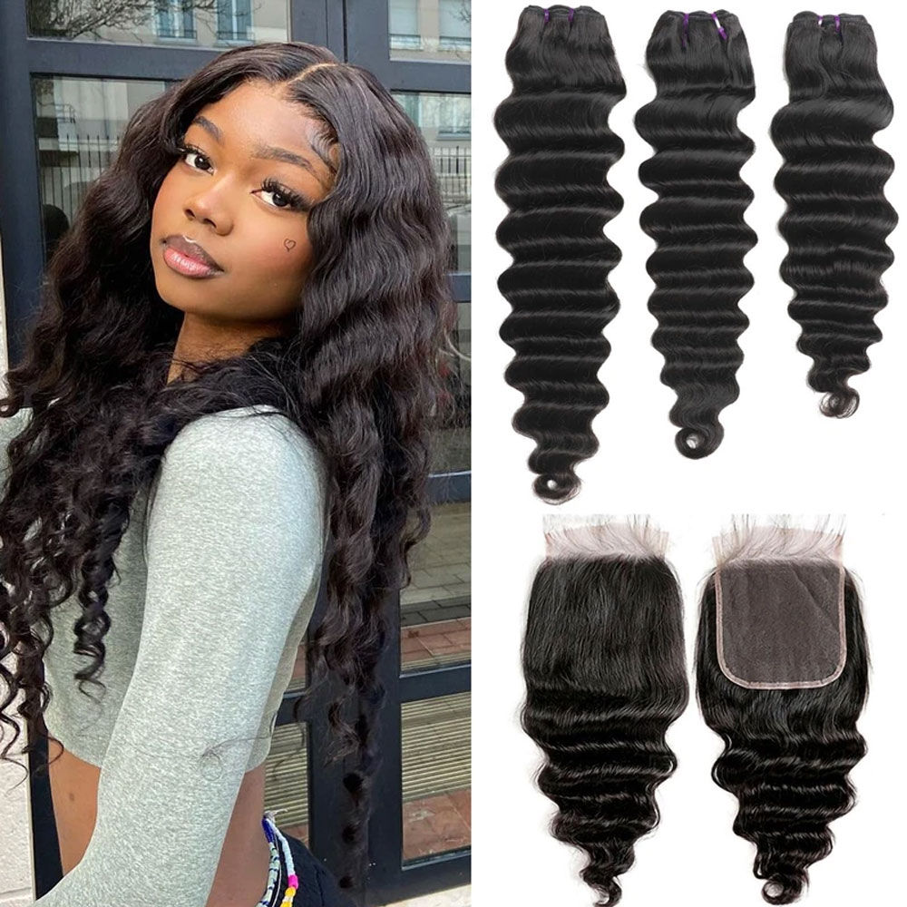 루즈 딥 웨이브 번들과 5x5, 6x6 사이즈의 HD  - Deep Wave 3 Bundles With Closure 리뷰 및 가격
