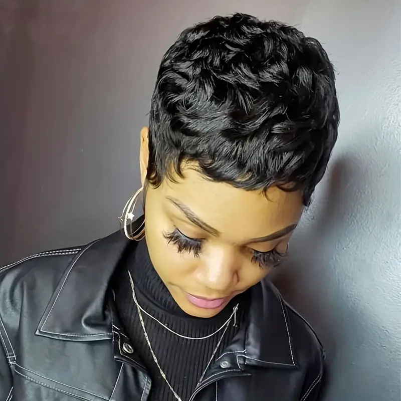 짧은 밥 픽시컷 가발 픽시 곱슬머리 인모 브라질리언 헤 - Short Pixie Cut Wig Human Hair Cheap 리뷰 및 가격