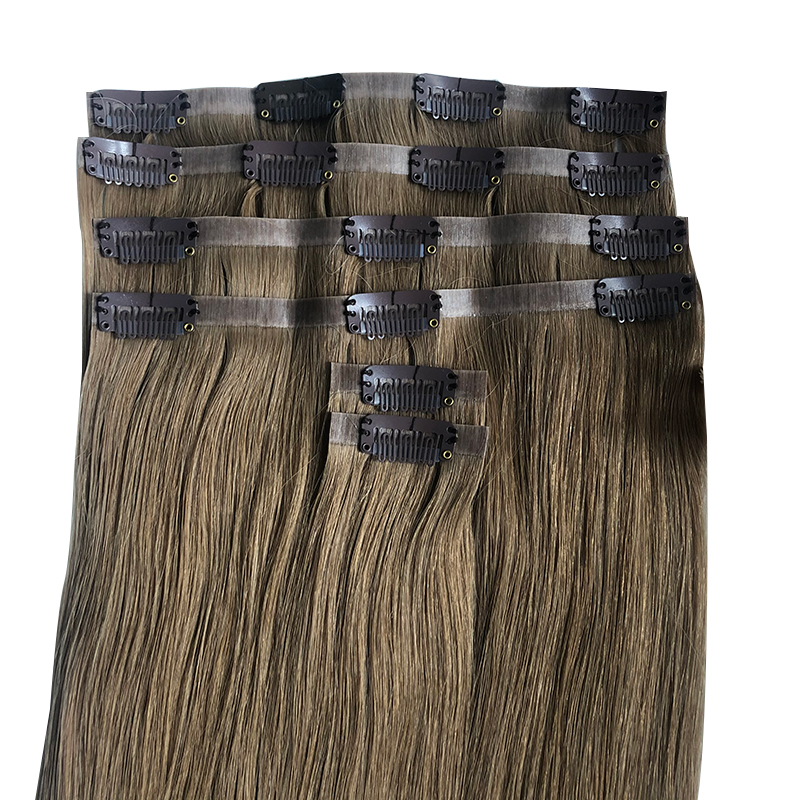 전체 머리 머리 확장에 직선 보이지 않는 PU 클립 1 - Seamless Clip In Hair Extensions Human Hair 리뷰 및 가격