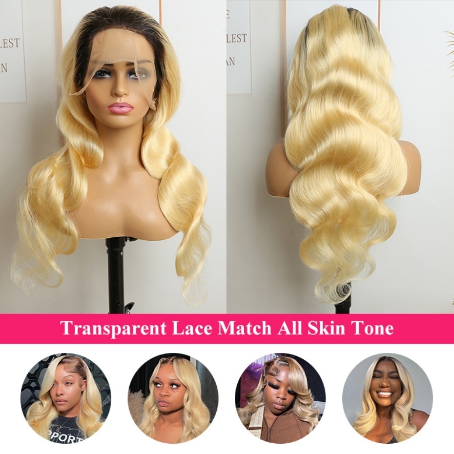 1B 613 블론드 옴브레 인모 가발 13x6 HD 레 - 613 Blonde Body Wave Lace Front Wig 리뷰 및 가격