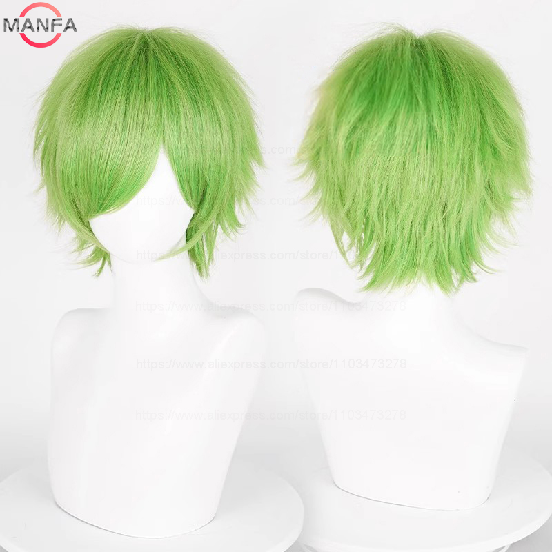 애니메이션 30cm 짧은 스트레이트 코스프레 가발 블랙 - Synthetic Braided Wigs For Black Women 리뷰 및 가격