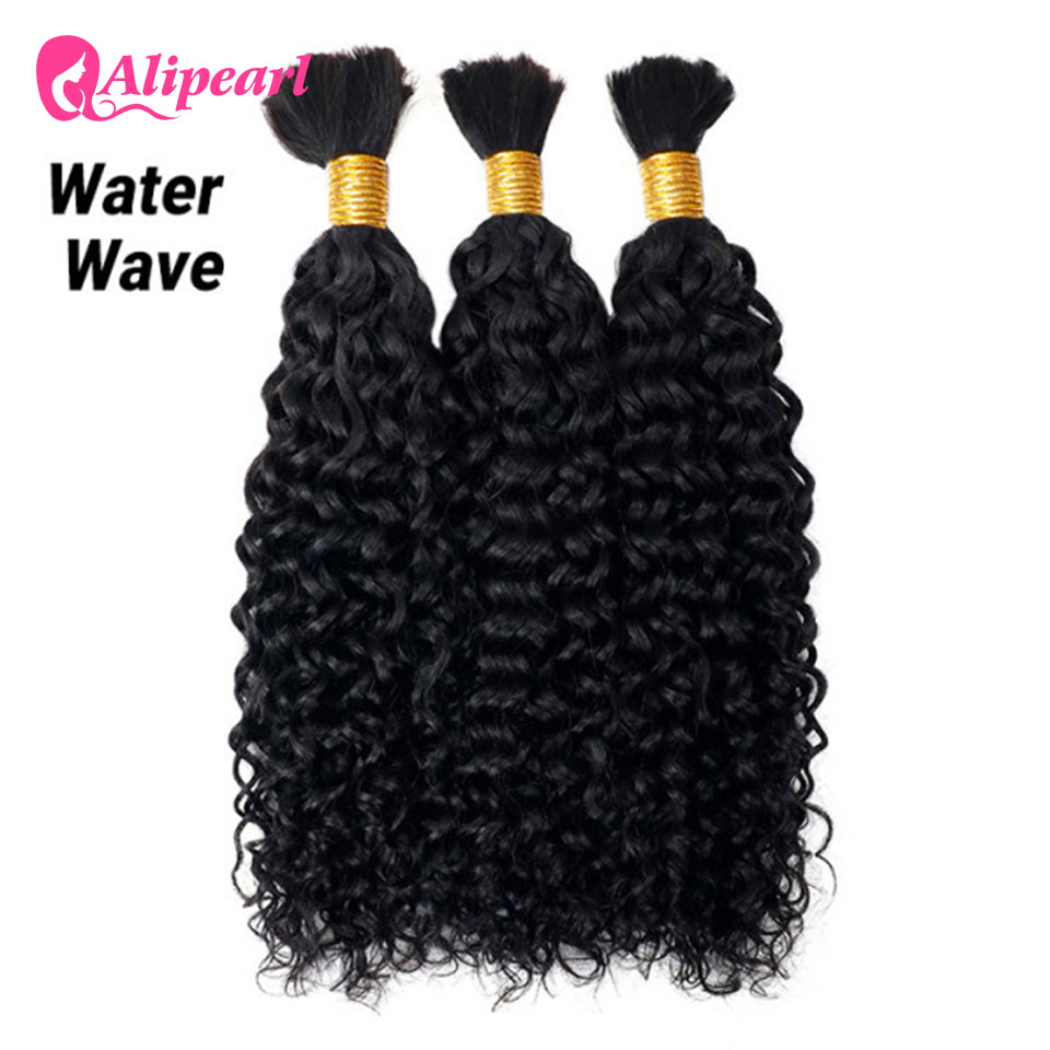 알리펄 브라질산 생인모 벌크 원모 딥 워터 루즈 웨이브 - Water Wave Bulk Human Hair For Braiding 리뷰 및 가격