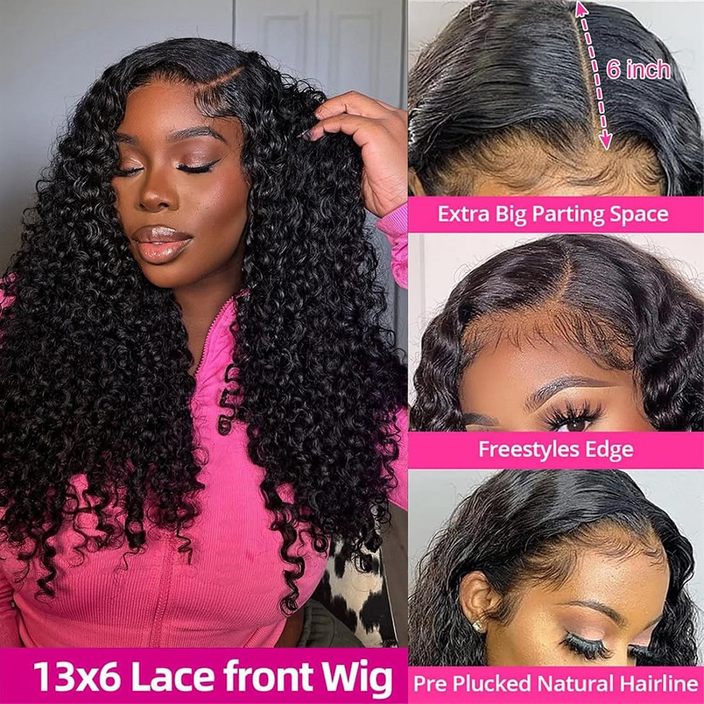 200 밀도 13x4 13x6 HD 투명 풀 레이스 프 - Lace Front Wigs 리뷰 및 가격