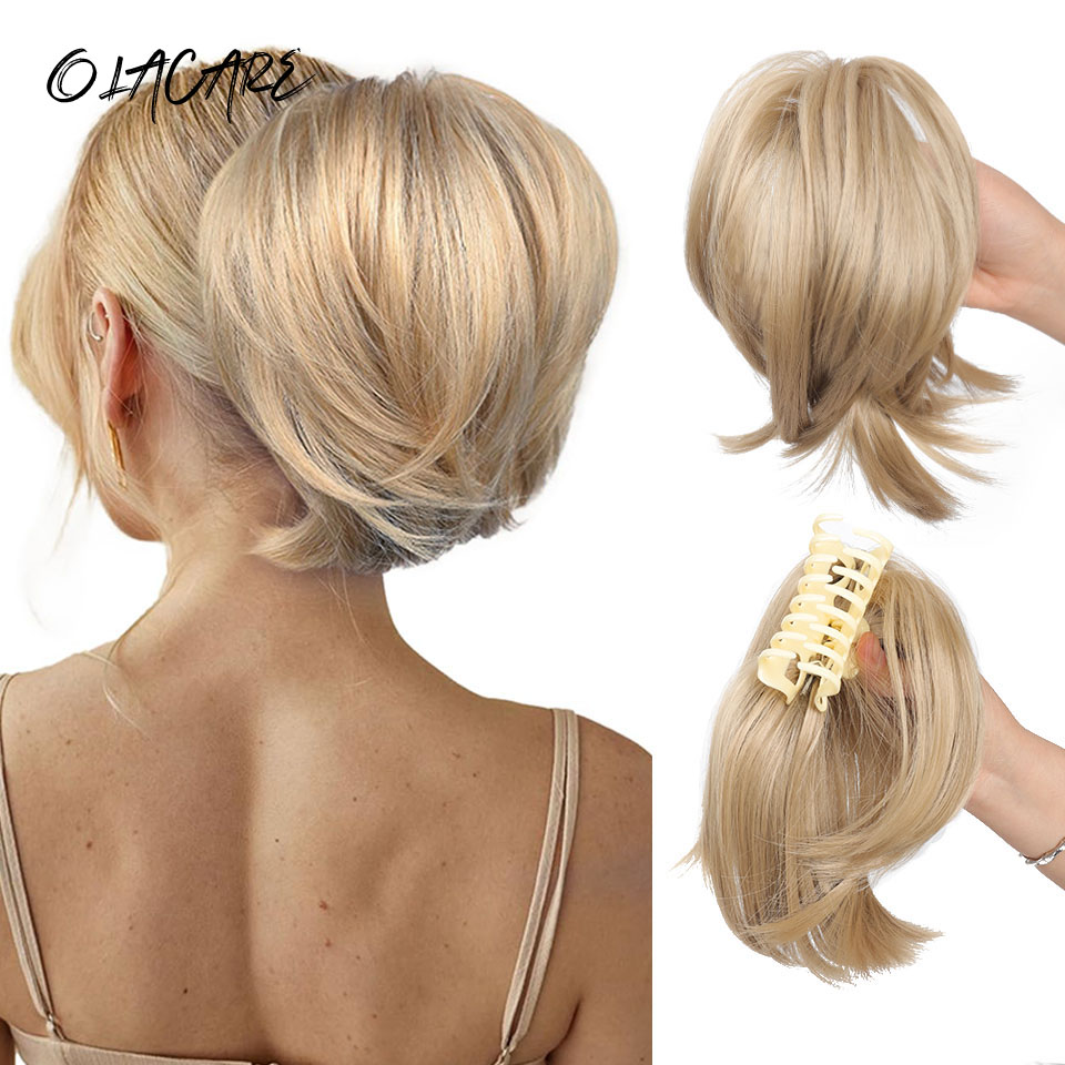 지저분한 롤빵 머리 조각 클로 클립 헤어 번즈 여성용  - Claw Clip Messy Bun Hair Piece 리뷰 및 가격