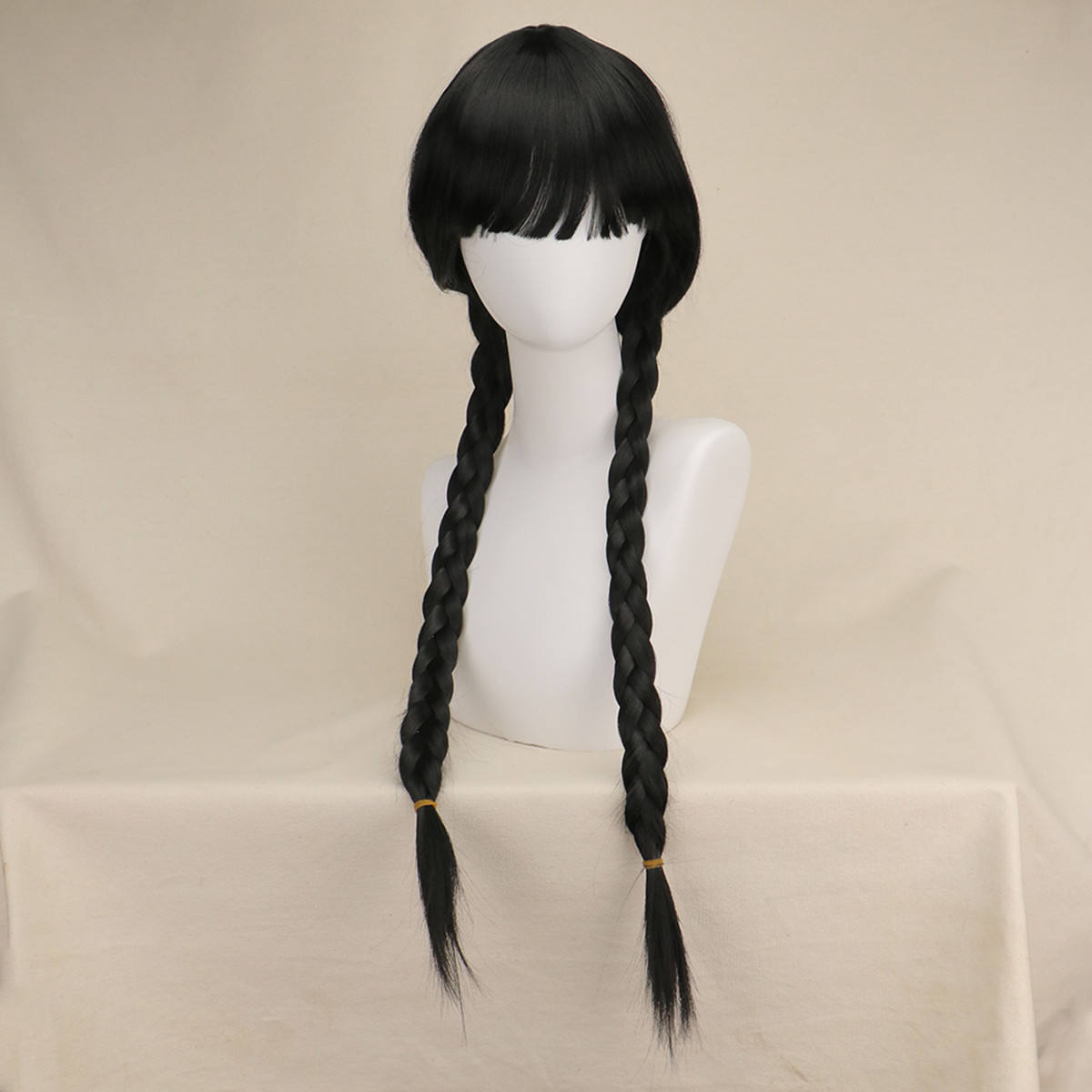 긴 고딕 코스프레 가발 여성용 긴 검은색 땋은 머리 합 - Synthetic Braided Wigs For Black Women 리뷰 및 가격