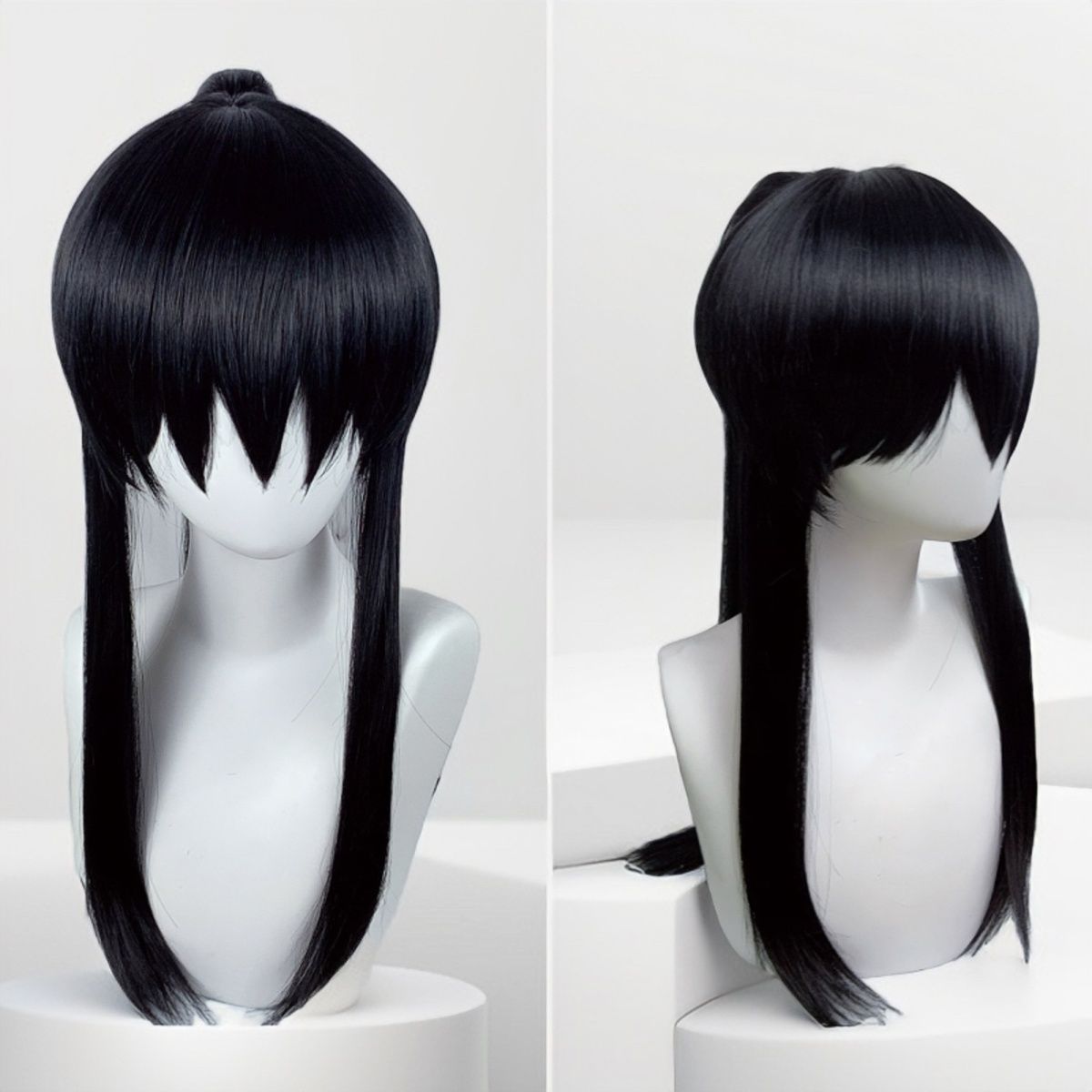 고대 스타일 영주 코스프레 가발 검정색 포니테일 포함  - Synthetic Braided Wigs For Black Women 리뷰 및 가격