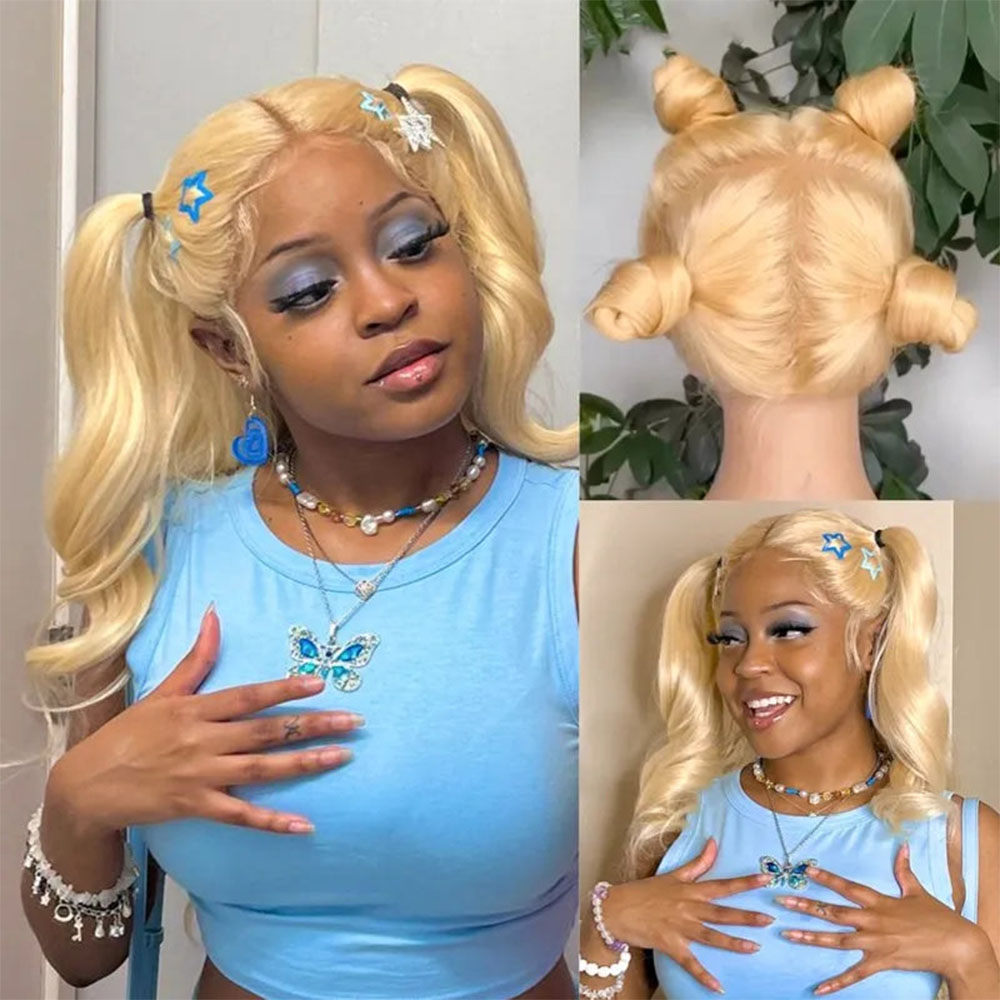 613 블론드 13x6 13x4 HD 레이스 프론트 인 - 613 Blonde Body Wave Lace Front Wig 리뷰 및 가격