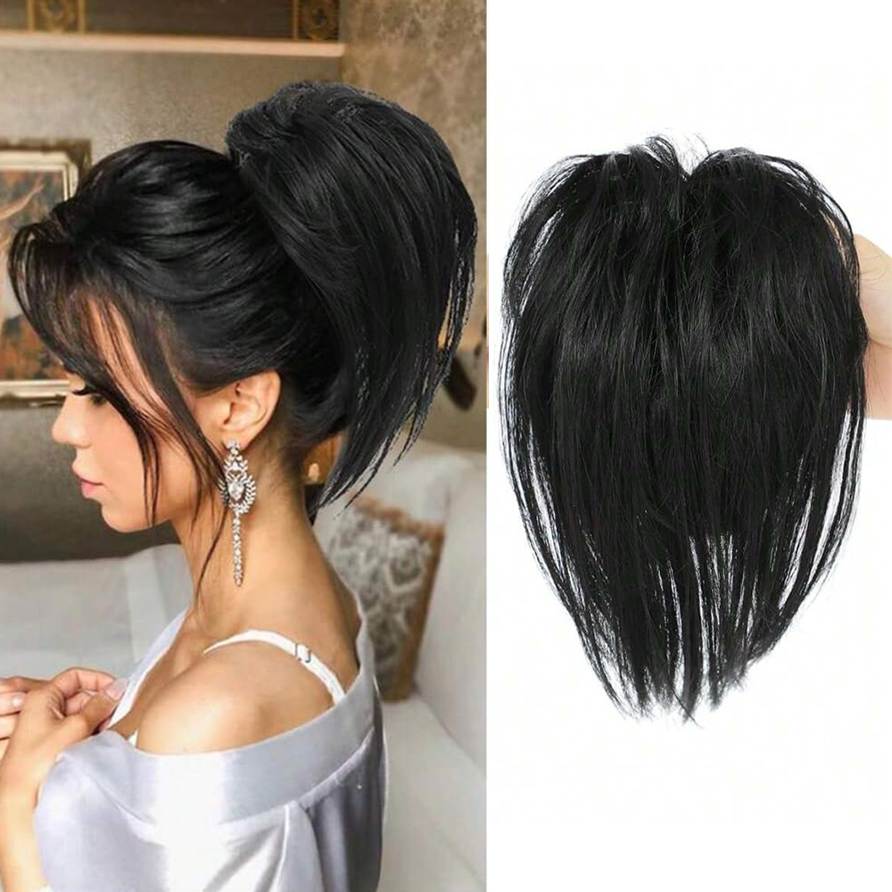 합성 메시 스트레이트 포니테일 클로 헤어 번 시뇽 헤어 - Claw Clip Messy Bun Hair Piece 리뷰 및 가격
