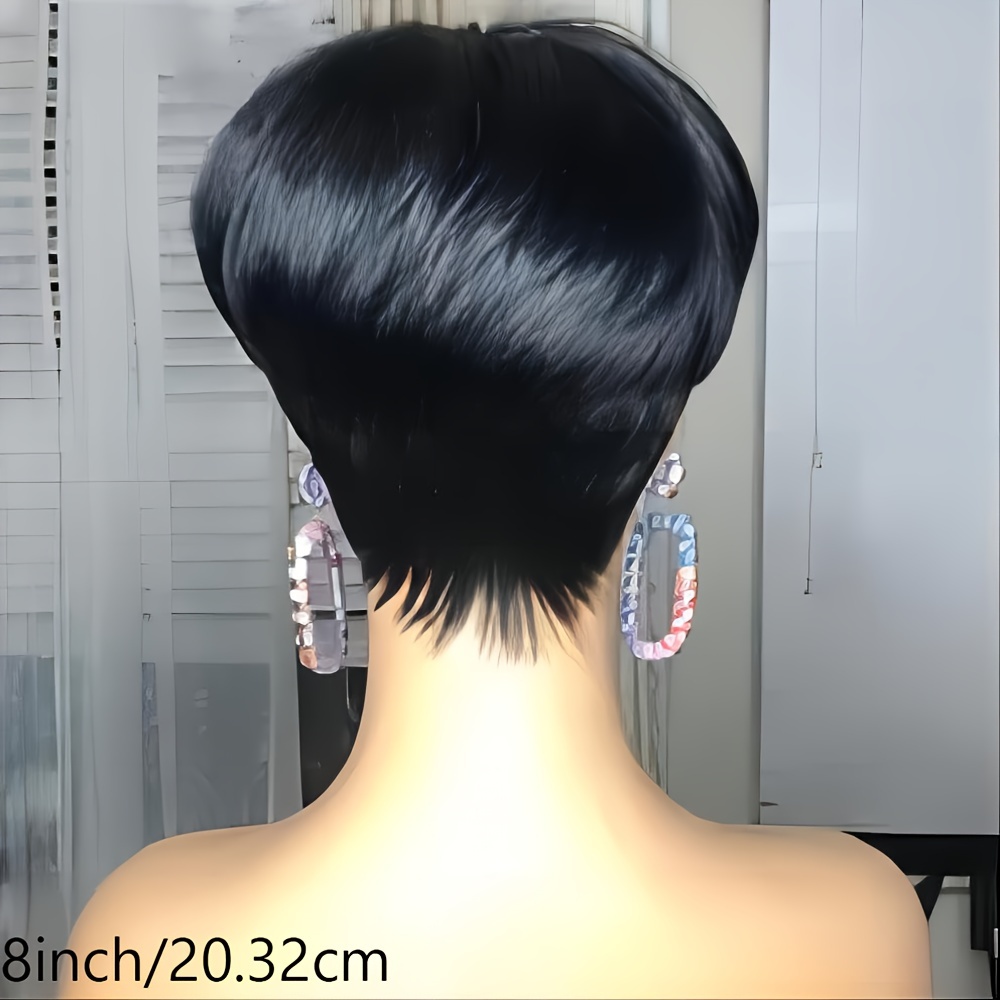 짧은 픽시 가발 인간의 머리카락 레이어 컷 짧은 인간의 - Short Pixie Cut Wig Human Hair Cheap 리뷰 및 가격