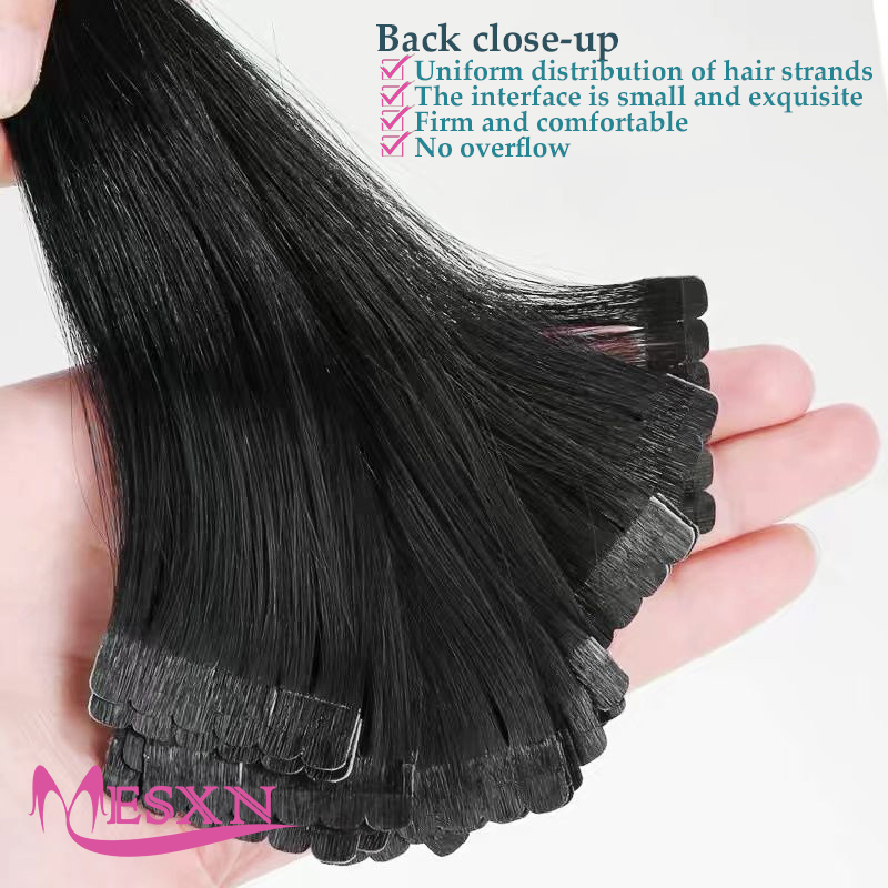 미니 테이프 인모 헤어 익스텐션 천연 헤어 익스텐션 스 - Invisible Tape In Extensions Real Hair 리뷰 및 가격