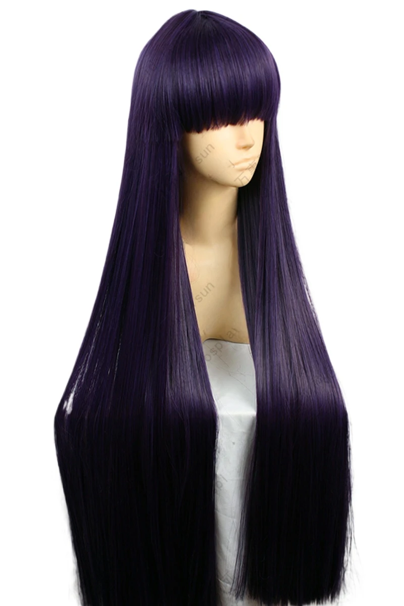 선원 화성 히노 레이 100CM 롱 스트레이트 퍼플 블 - Synthetic Braided Wigs For Black Women 리뷰 및 가격