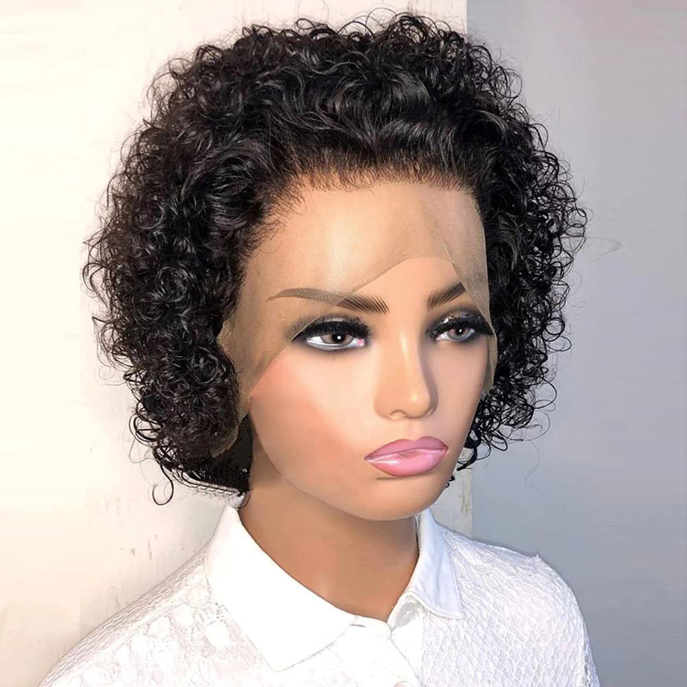 픽시컷 가발 13x4 픽시 곱슬머리 인모 가발 브라질  - Short Pixie Cut Wig Human Hair Cheap 리뷰 및 가격