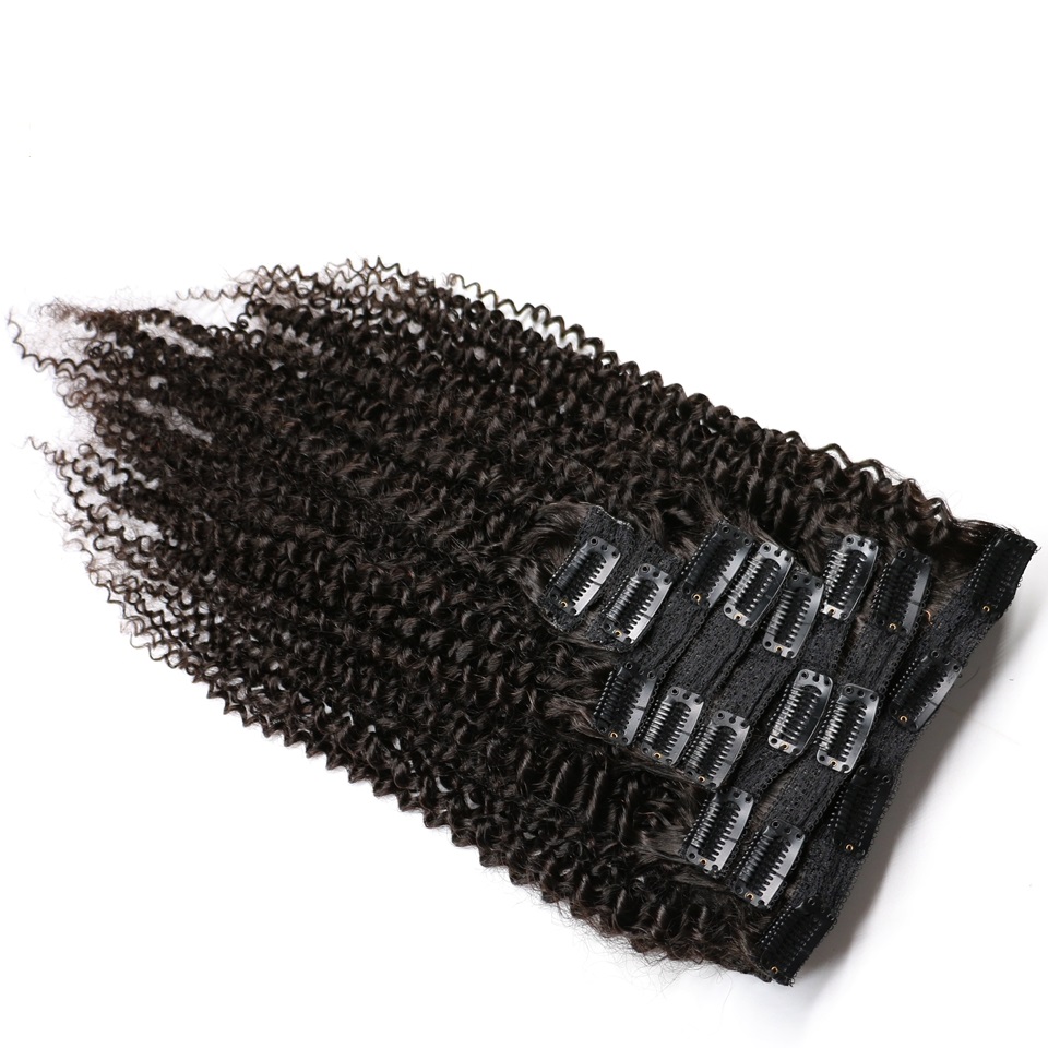곱슬곱슬한 클립형 인모 헤어 익스텐션 여성용 풀헤드 아 - Seamless Clip In Hair Extensions Human Hair 리뷰 및 가격