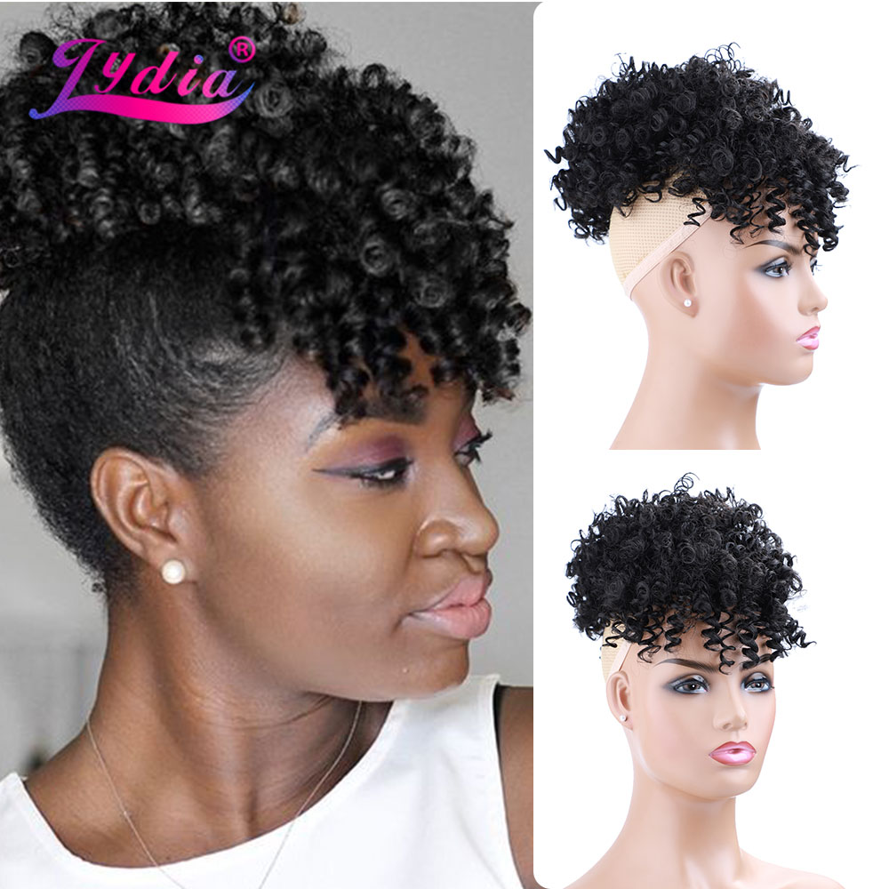 리디아 드로스트링 합성 하이 퍼프 아프로 킨키 컬리 포 - Drawstring Afro Curly Puff Ponytail 리뷰 및 가격
